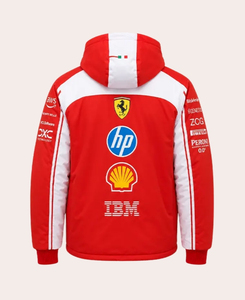 Veste de Grand Prix F1 Premium Charles Leclerc |   Veste d'équipe de course personnalisée en gros, édition course sur mesure, culture des sports motorisés - Product Image 1
