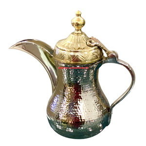 ผู้ผลิตกาต้มชาและกาแฟแบบอาหรับ Gulf Best Buy Brass Arabic Dallah จากอินเดีย เครื่องชงกาแฟแบบอาหรับ ของตกแต่งวันอีด ชุดกาแฟและชา ของขวัญชั้นเยี่ยม - Product Image 3