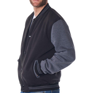Customizable Front Logo Waterproof Windproof Breathable Varsity <b>Jacket</b> Button Closure Casual <b>Fleece</b> <b>Lined</b> Men Varsity <b>Jacket</b> - Product Image 3
