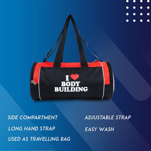 Sacs de sport personnalisés pour hommes, confortables, avec bandoulière, couleur unie, 23*38*42 cm - Product Image 3