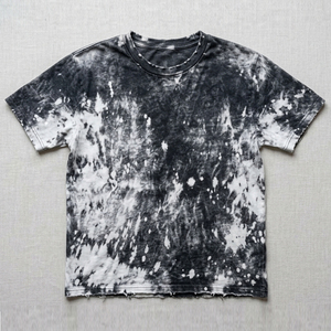 OEM Tie-Dye Knitted Short Sleeve T-Shirts Men Crew-Neck Stonewash Tie Dye Tee Shirt Mens Summer Street Style Tie Dyed <b>TShirt</b> Men - Product Image 6