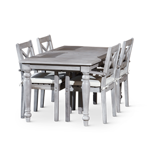 Set di mobili da giardino rettangolari da 5 pezzi - Product Image 3