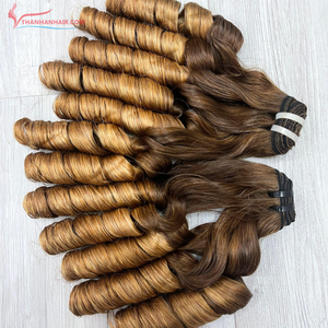 Doble dibujado vapor Fumi Curl pelo humano crudo vietnamita, pelo crudo birmano de alta calidad precio de fábrica al por mayor solamente - Product Image 5