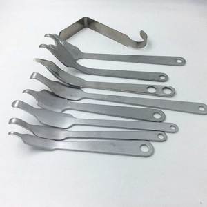 ชุดเครื่องมือผ่าตัดสะโพกแบบมือถือ 9 ชิ้น ทำจากเหล็ก สำหรับศัลยกรรมกระดูกและข้อ  ชุดเครื่องมือผ่าตัดสะโพกสำหรับสัตว์ - Product Image 4