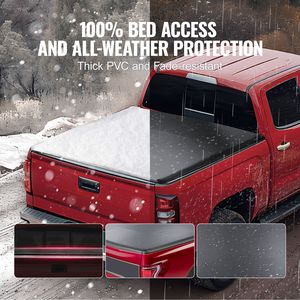 Copertura Avvolgibile per Cassone Pick-up Compatibile con Chevy Silverado & GMC Sierra 1500 2014-2024, F-250 e Pao 6.6 X 5.2 ft - Product Image 4