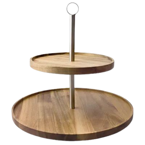Two Tier Cake Stand with High Polishing and Comfort <b>table</b> And Elegant Dessert Display, Event Decoration Stand - Product Image 4