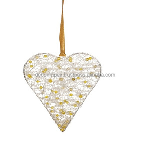 Navidad Metal colgante adornos decorativos de hierro venta al por mayor barato Lase Navidad agujero puerta colgante ornamento - Product Image 5