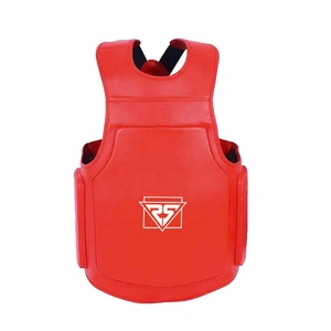 Anillo protector de cuero PU personalizado protector de pecho de la mejor calidad para MMA Muay Thai Kickboxing - Product Image 1