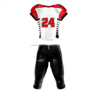 Tenues de football américain professionnelles, ensembles de maillots en spandex/polyester, design personnalisé sublimé, dernières tenues - Product Image 6