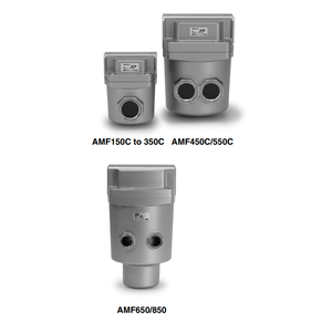 เครื่องกรองอากาศแบบนิวเมติก SMC AMF250C-03กรองกำจัดกลิ่น - Product Image 3