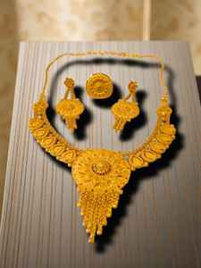 Ensemble de bijoux pour femmes AWAIS HOUSE plaqué or, diamants fantaisie, 6 grammes, style hip-hop, infini, pour fiançailles, mariage, soirée - Product Image 5