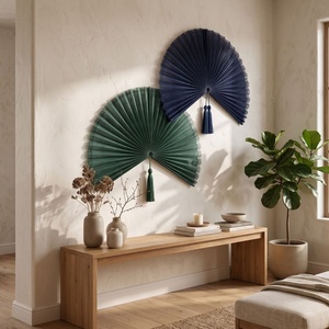 Abanico de Bambú para Colgar en la Pared, Decoración Costera Hecha a Mano para el Hogar - Product Image 1