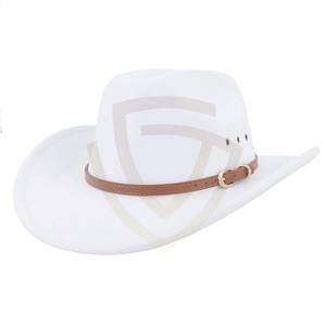 Chapeaux de cowboy pour hommes en cuir de vache, style western, vente en gros, chapeaux de cowboy personnalisés - Product Image 6