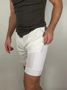 Pantalones Cortos Deportivos de Compresión para Hombre, Lisos, Ajustados, para Correr, Fitness y Entrenamiento al Aire Libre - Product Image 4