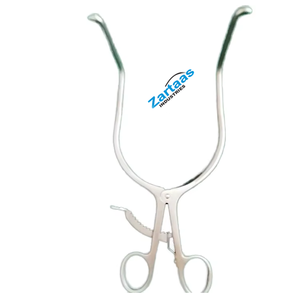 Retractor Autoretráctil Gelpi de Acero Inoxidable de Alta Calidad, Puntas Largas de 70 mm x 190 mm, Instrumentos Veterinarios - Product Image 1