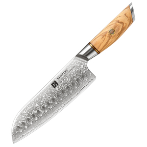 Cuchillo de Cocina Profesional de Acero de Damasco con Patrón, Hoja Afilada para Verduras, Cuchillo para Cortar Carne, Herramienta de Cocina para el Hogar - Product Image 5