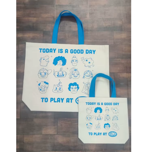 Sacs fourre-tout en toile de coton bio pliables, réutilisables, recyclables, élégants et très demandés - Product Image 2