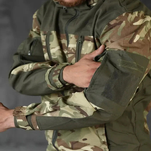Uniforme tactique de chasse à manches longues à capuche de haute qualité, camouflage personnalisé, uniforme tactique de randonnée - Product Image 4