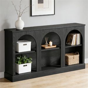 Consolle in Stile Rustico con Spazio Contenitore per Ingresso o Corridoio, Elegante Mobile Contenitore - Product Image 3