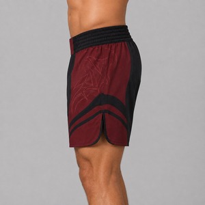 Shorts de boxe de mode en gros pour l'entraînement, shorts de Muay Thai imprimés pour hommes, qualité élégante avec option OEM - Product Image 2