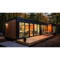 Maisons miniatures haute performance résistantes aux intempéries, unités de logement modulaires pour les stations balnéaires, les parcs de vacances, les communautés de camping