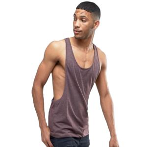 Débardeurs de sport IOTA SPORTS LOW CUT, 100% coton jersey 180GSM, poids moyen, pour musculation et entraînement athlétique, débardeurs LOW CUT pour hommes - Product Image 1