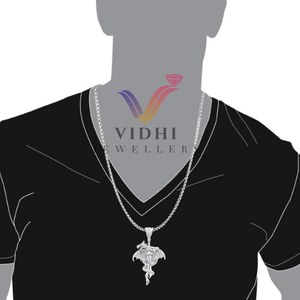 2024 Bijoux Hip Hop personnalisés pour hommes Argent sterling 925 VVS Moissanite Diamant LGD Dragon glacé Design Or blanc Finition IGI - Product Image 4