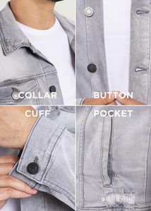 Lightweight High Quality Winter Mens <b>Denim</b> <b>Jacket</b> Cotton Blend Windproof OEM <b>Custom</b> Wholesale Outerwear Casual Fashion Use - Product Image 6
