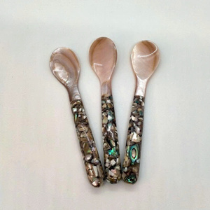 Decorative Seashell <b>Spoon</b> Pearl Finish Made From Natural Shell For Home Decoration And <b>Table</b> Styling - Product Image 5