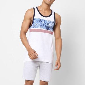 Barato deporte hombres gimnasio chaleco venta al por mayor de algodón transpirable sin costuras-Fitness culturismo entrenamiento camiseta gimnasio camisetas sin mangas - Product Image 4