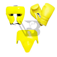 Gants de boxe et de Muay Thai professionnels en cuir multicolores, à lacets, pour entraînement et compétition, anti-humidité, sur mesure, vente en gros