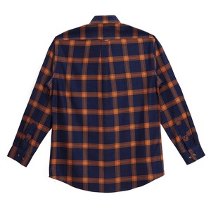 Chemise en flanelle à carreaux respirante 100 % coton pour homme, coupe oversize, manches longues, double poche, toucher doux, formelle, printemps - Product Image 2
