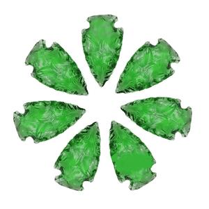 Punta de flecha de obsidiana verde Natural alta, piedra Natural, piedras preciosas, Ágata curativa, puntas de flecha de cristal, Reiki, punta de flecha curativa, mayorista - Product Image 2