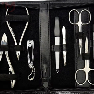 Ensemble de manucure et pédicure luxueux en acier inoxydable, 14 pièces, pour enfant, bébé, homme, femme, kit de soins de beauté professionnel durable avec sac - Product Image 4
