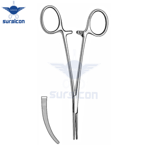Pinzas Leriche Artery de 15 cm (6 Pulgadas) Curvas, Pinzas Hemostáticas de Acero Inoxidable Premium para Cirugía General y Cirugía Vascular - Product Image 3