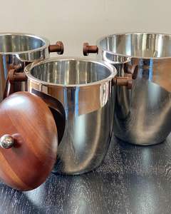 Seau à glace en métal professionnel pour refroidir le vin, refroidisseur de boissons durable, parfait pour la maison, la cuisine, le restaurant, l'hôtel, la restauration - Product Image 1