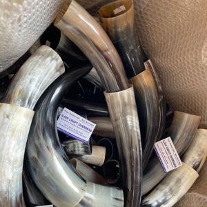 Paire de cornes de bison polies pour décoration murale, design Art Déco écologique, grandes tailles 10 et 18 pouces, pour mariage, anniversaire, Nouvel An, nouveauté - Product Image 1