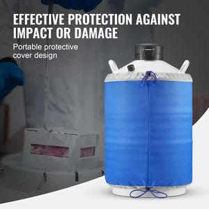 Contenitore per Azoto Liquido in Lega di Alluminio da 20L con 6 Bombole e Borsa per il Trasporto con Cinghie - Cilindri da Laboratorio - Product Image 6