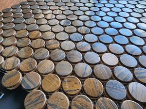 กระเบื้องโมเสคแคลไซต์ความบริสุทธิ์สูง ขนาด 24x24 นิ้ว กันน้ำ เป็นมิตรกับสิ่งแวดล้อม ทันสมัย เหมาะสำหรับโรงพยาบาล วิลล่า อพาร์ทเมนท์ ใช้ภายในอาคาร ดีไซน์กราฟิกสวยงาม - Product Image 2