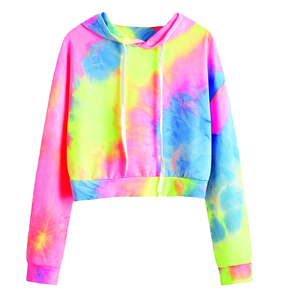 Sudadera con Capucha Tie Dye para Mujer, Cómoda, Estética, Moderna, Esencial para el Armario, Transpirable, para Todas las Temporadas - Product Image 1