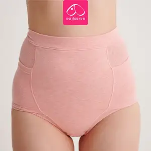 Inujirushi calcinha pós-parto, calcinha de segurança para modelar o corpo, pós-parto, de algodão rosa