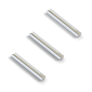 Poignée de meuble minimaliste contemporaine en zinc brossé, tirette de tiroir moderne, installation facile pour cuisine, chambre, salle de bain - Product Image 1