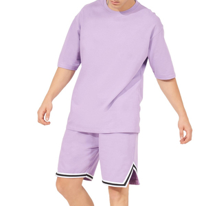Conjunto de Verano para Hombre, Camiseta de Manga Corta y Pantalones Cortos Casuales, Conjunto de 2 Piezas, Trajes Deportivos para Hombre - Product Image 1