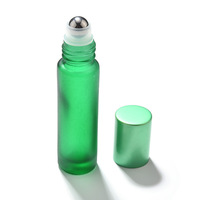 Bouteille de parfum à bille de haute qualité de 8ml 10ml, huile essentielle de parfum, boule roulante en verre, bouteille vide de café rose