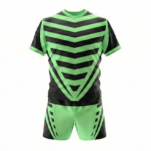 Uniforme de Rugby 100% Poliéster, Anti-UV, Transpirable, Personalizable, Nuevo Diseño, Conjunto de Uniforme de Rugby Personalizado - Product Image 1