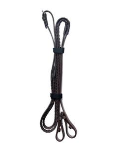 Têtière en cuir holographique avec sangles noires, confortable et réglable, avec frontal zigzag, de haute qualité pour l'équitation - Product Image 4