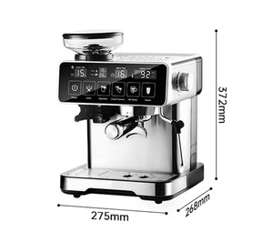 Cafetera Espresso ANWELL con Molinillo Integrado, 20 Bares, Acero Inoxidable, Café Recién Molido, Experiencia de Barista en Casa - Product Image 3