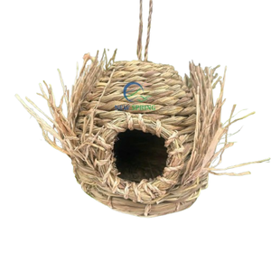 Nido para Mascotas de Hierba Natural Tejido a Mano para Animales Pequeños |   Hecho en Vietnam - Product Image 6