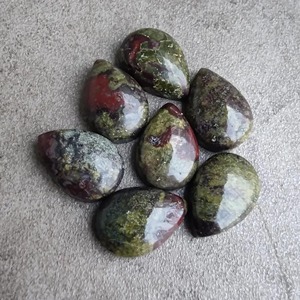 Cabochon ovale en Jaspe Dragon Naturel, qualité AAA, certifié par un tiers, dos plat, calibré toutes tailles, poli, en vrac, vente en gros - Product Image 4