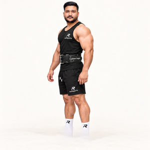 Ceinture de Powerlifting à Double Crochet avec Logo Personnalisé, pour Entraînement de Force et Fitness en Salle de Sport, Commande en Gros, Fournisseur d'Usine, Usine de Vêtements - Product Image 5